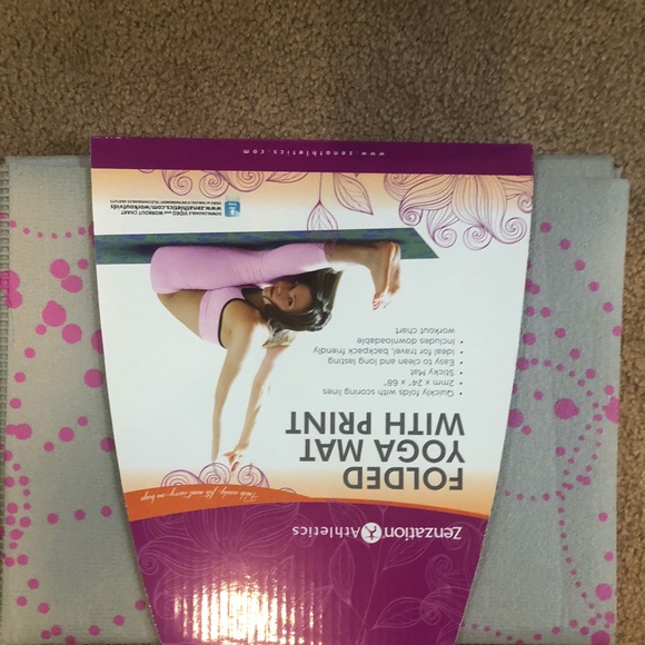 FOLDING YOGA MAT—FOLDS FLAT—-ZENSATION - Picture 3 of 3